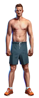 Mesomorph - Loses body fat easily and gains muscle quickly.
